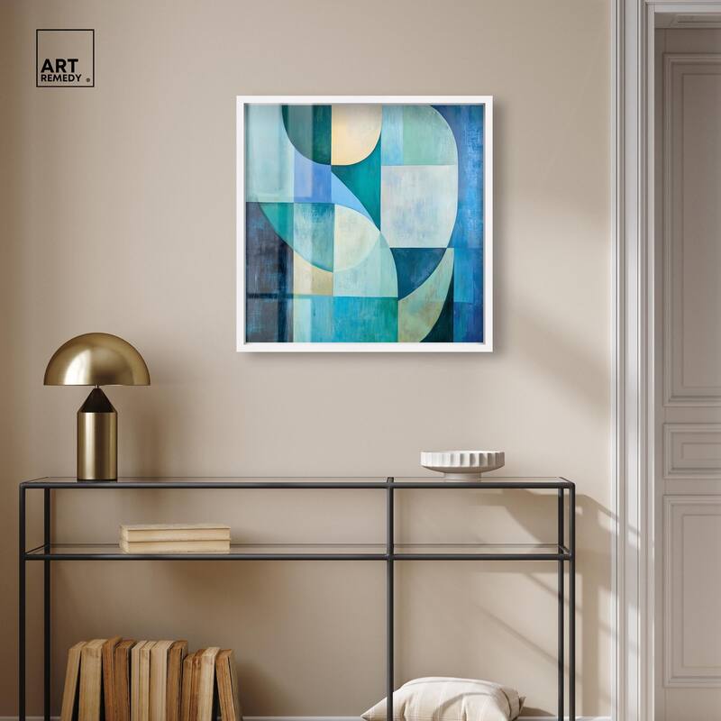 Color Blocks I Shadowbox by Art Remedy