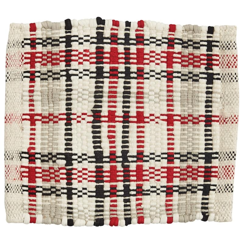 Park Designs Farmhouse Festive Chindi Trivet Set - 8" X 8"