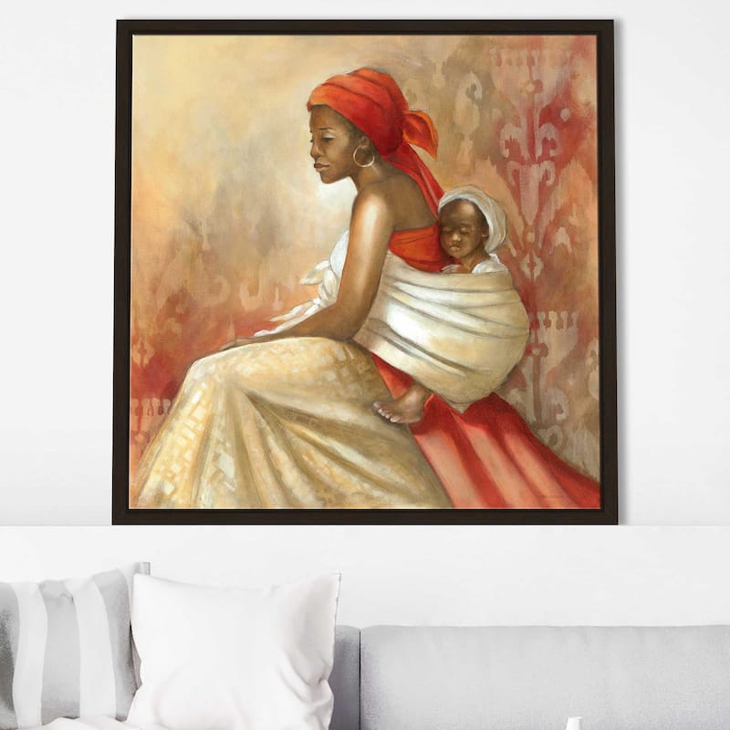 "Beauty of Love II" by Carol Robinson Print on Floating Canvas
