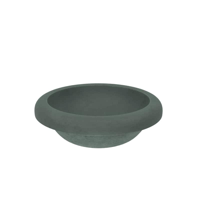 Cuyama NativeStone and Concrete Drop-in Bathroom Sink - 21" x 15" x 5"