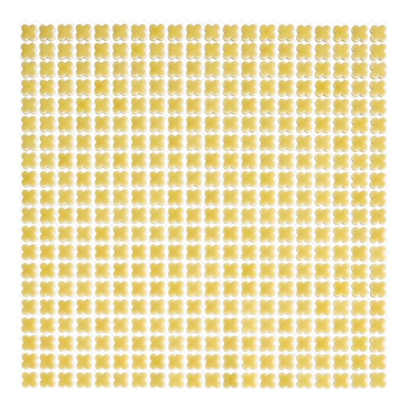 Merola Tile Fioretti Glossy Yellow 12" x 12" Porcelain Floor and Wall Tile