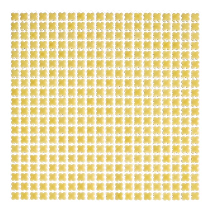 Merola Tile Fioretti Glossy Yellow 12" x 12" Porcelain Floor and Wall Tile