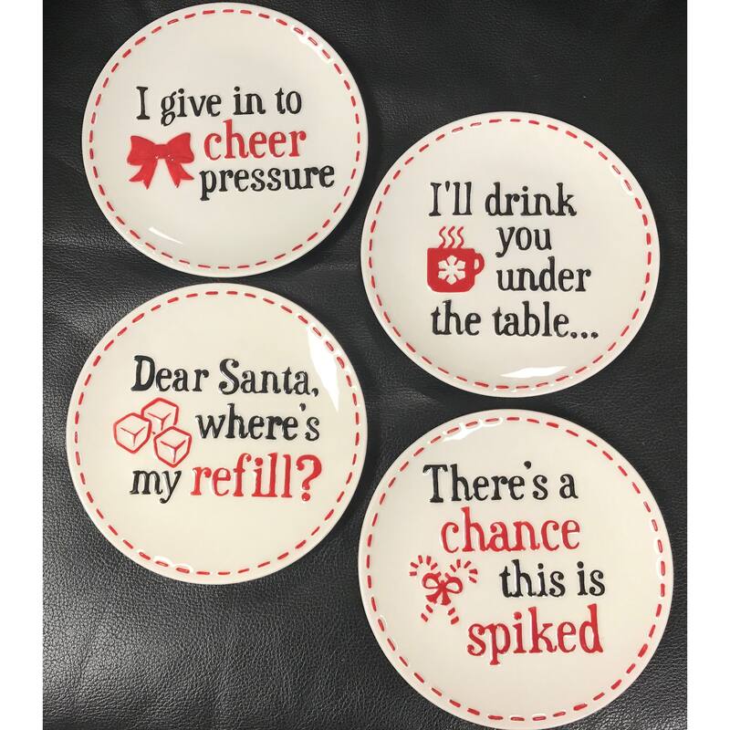 Holiday Cheer Side Plates Set of 4