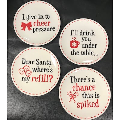 Holiday Cheer Side Plates Set of 4