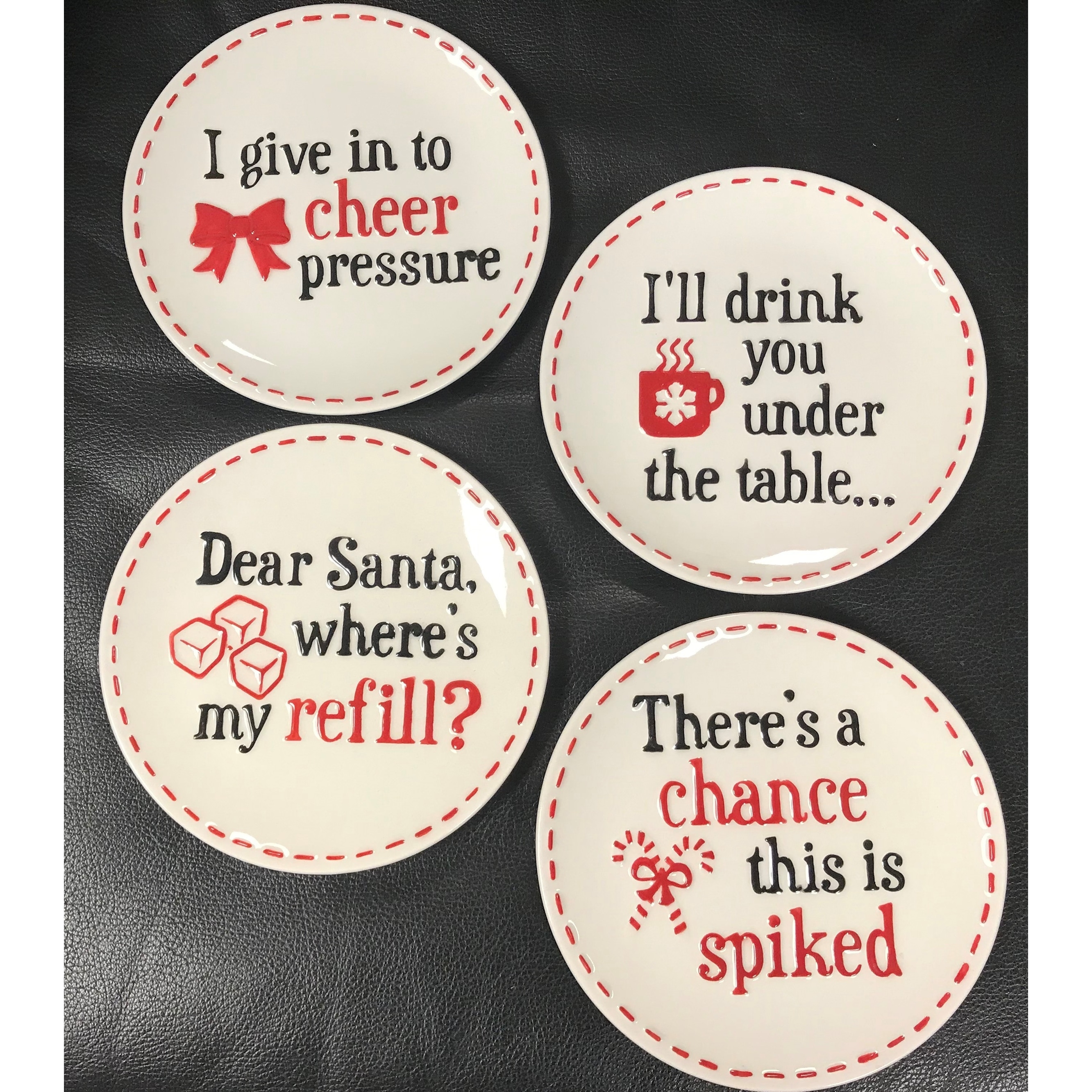 Holiday Cheer Side Plates Set of 4