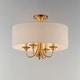 preview thumbnail 3 of 2, Maxim 10013OM Bongo 4 Light 18" Wide Semi-Flush Drum Ceiling Fixture