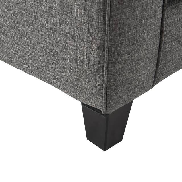 Serta Copenhagen 73" Sofa Couch for Two People, Pillowed Back Cushions and Rounded Arms, Durable Modern Upholstered Fabric