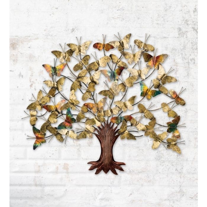 3D Butterfly Tree of Life Wall Decor - Bed Bath & Beyond