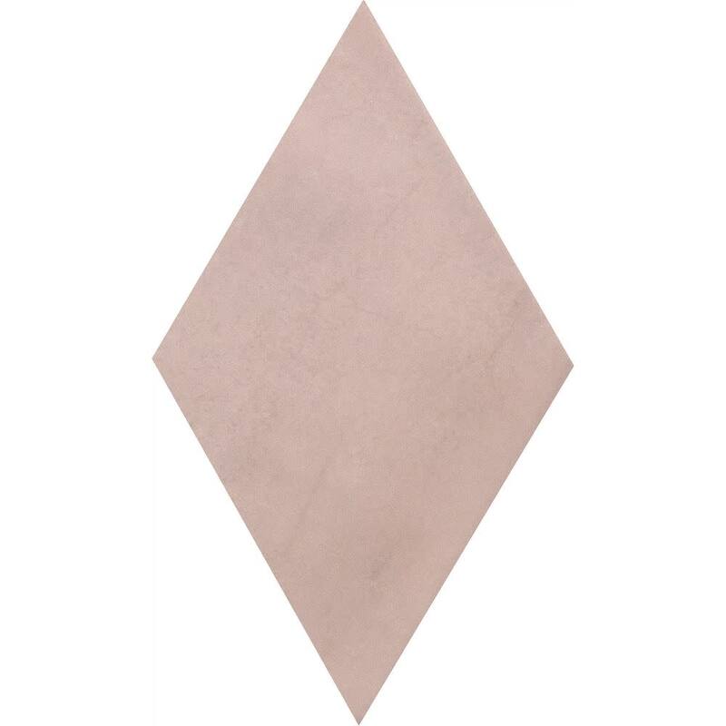 Shaw 494TS Halftone - 5" x 9" Parallelogram Floor and Wall Tile - - Pink Velvet