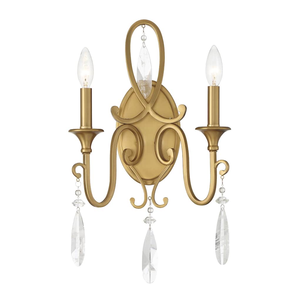 Savoy House 9-2704-2 Fairchild 2 Light 20" Tall Bathroom Sconce