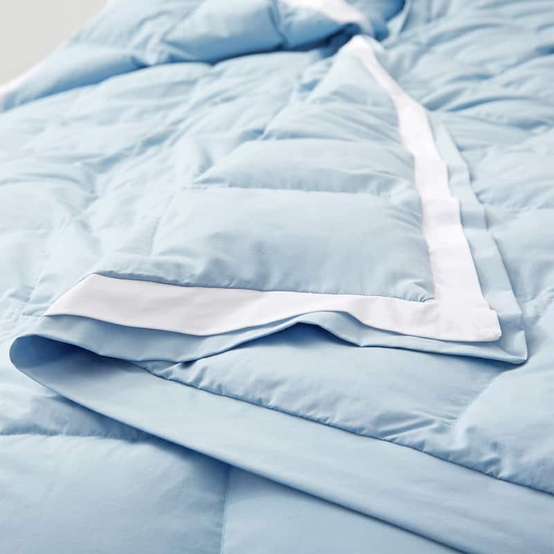 Luxurious Lightweight Cooling Down Bed Blanket, Summer Breathable Comforter for Hot Sleeper