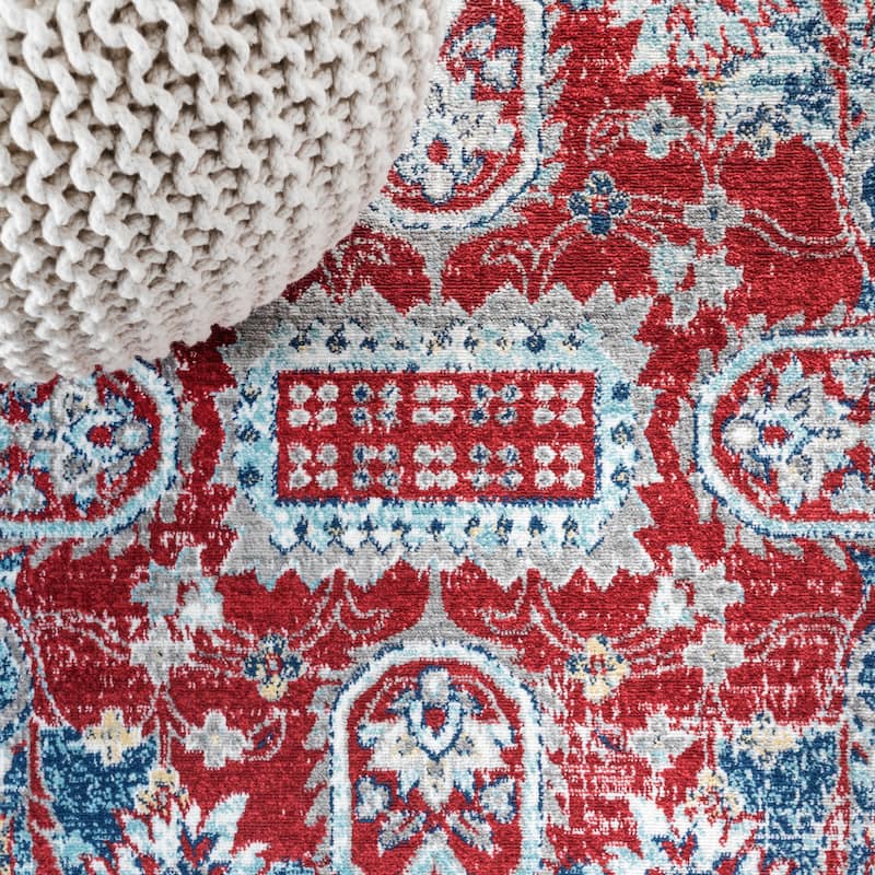 JONATHAN Y Traditional Persian Vintage Medallion Area Rug