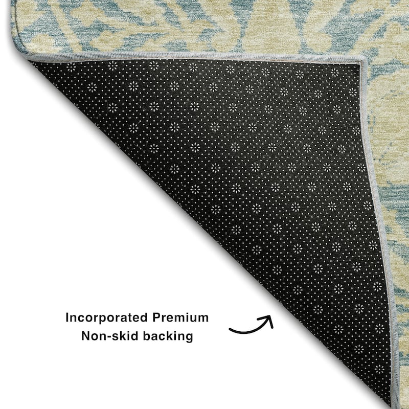 Premium Washable Super Soft Vintage Traditional Mayfield Rug
