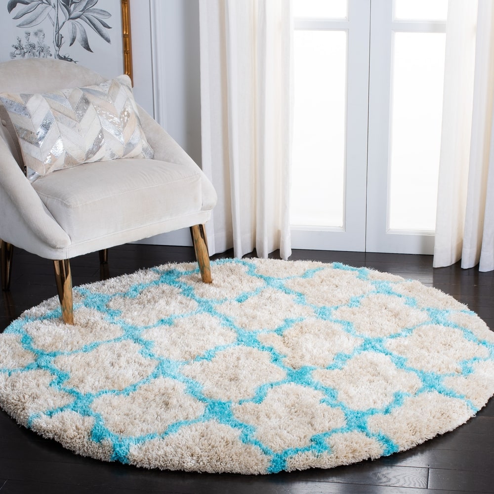 SAFAVIEH Handmade Barcelona Shag Kiyo Polyester Rug