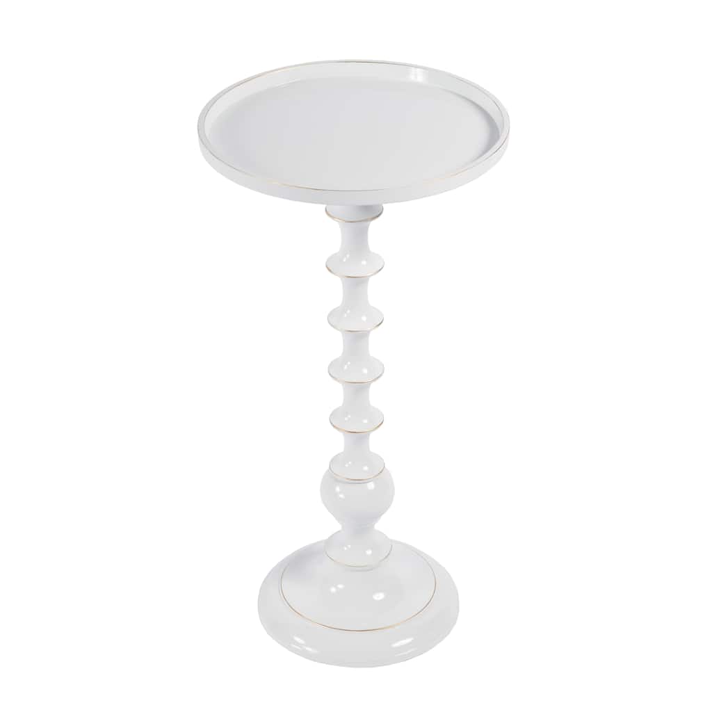 Mia 11 in. W Round Metal Side Table
