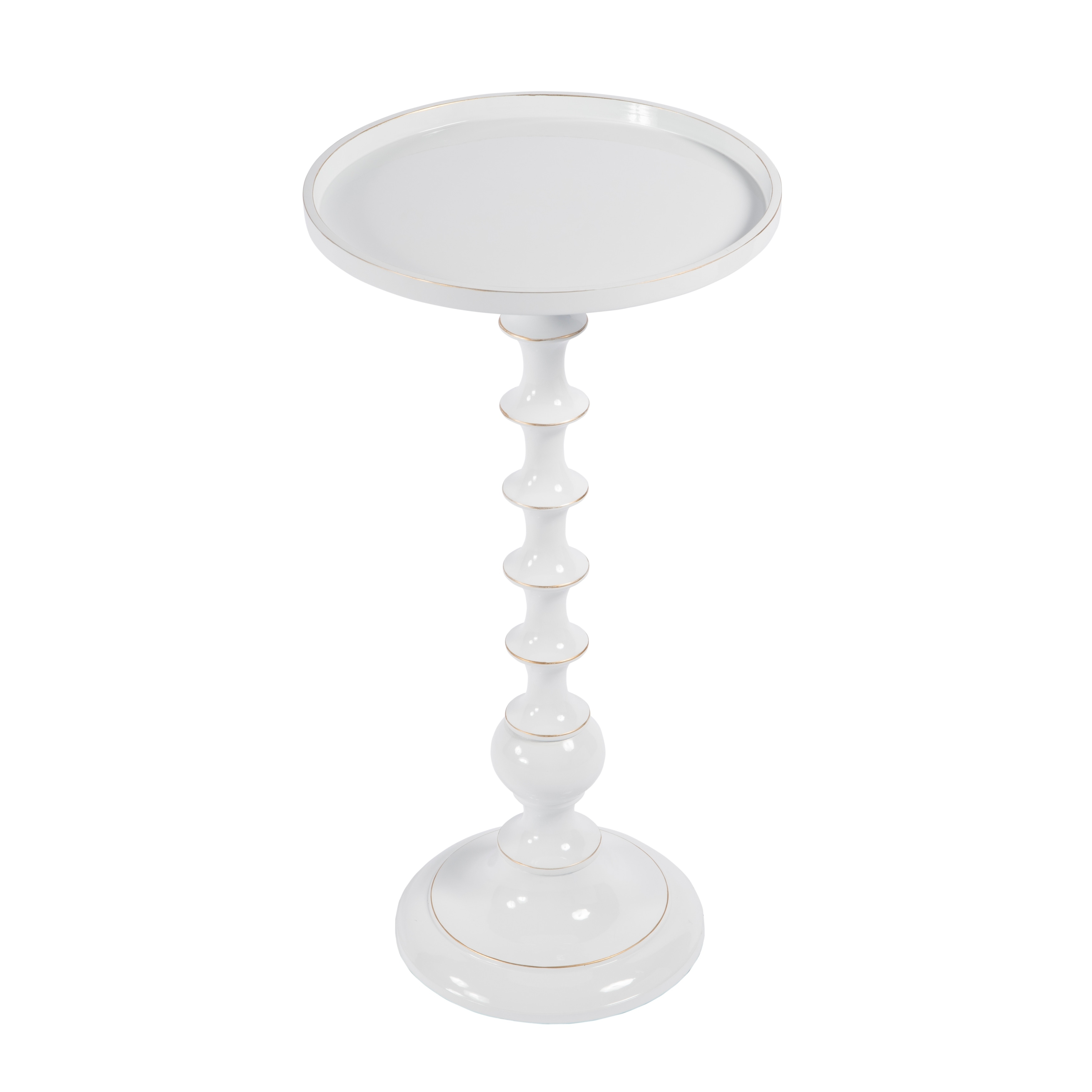 Mia 11 in. W Round Metal Side Table