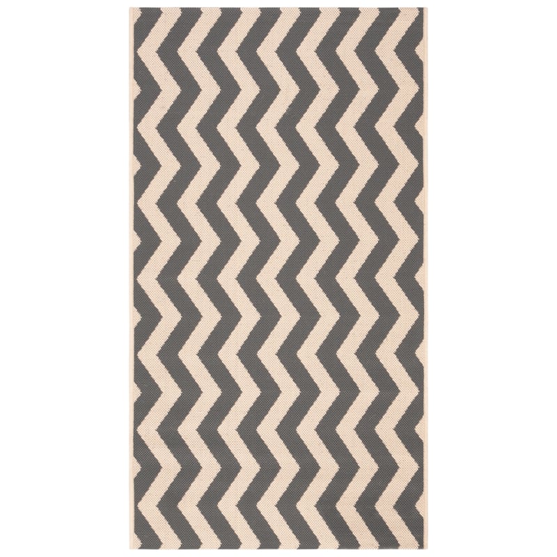 SAFAVIEH Courtyard Morganne Chevron Indoor/ Outdoor Waterproof Patio Backyard