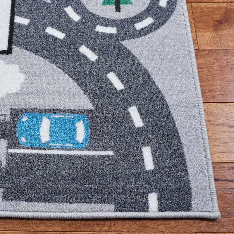 SAFAVIEH Kids Playhouse Machine Washable Slip Resistant Arendine Hopscotch Area Rug