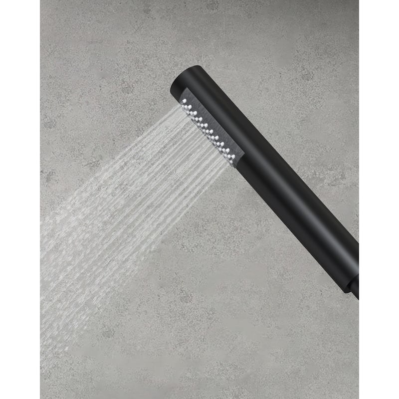 GRANDJOY 3-in-1 Shower Faucet System 10 Inch Rainfall Shower Head with Tub Spout Bathroom Shower Faucets