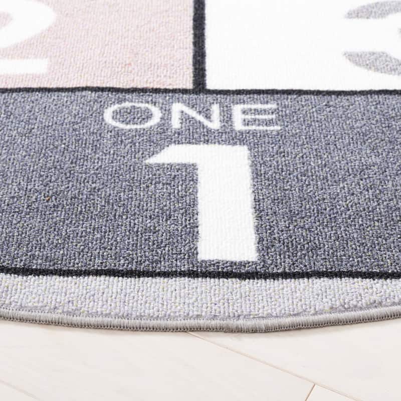 SAFAVIEH Kids Playhouse Machine Washable Slip Resistant Arendine Hopscotch Area Rug