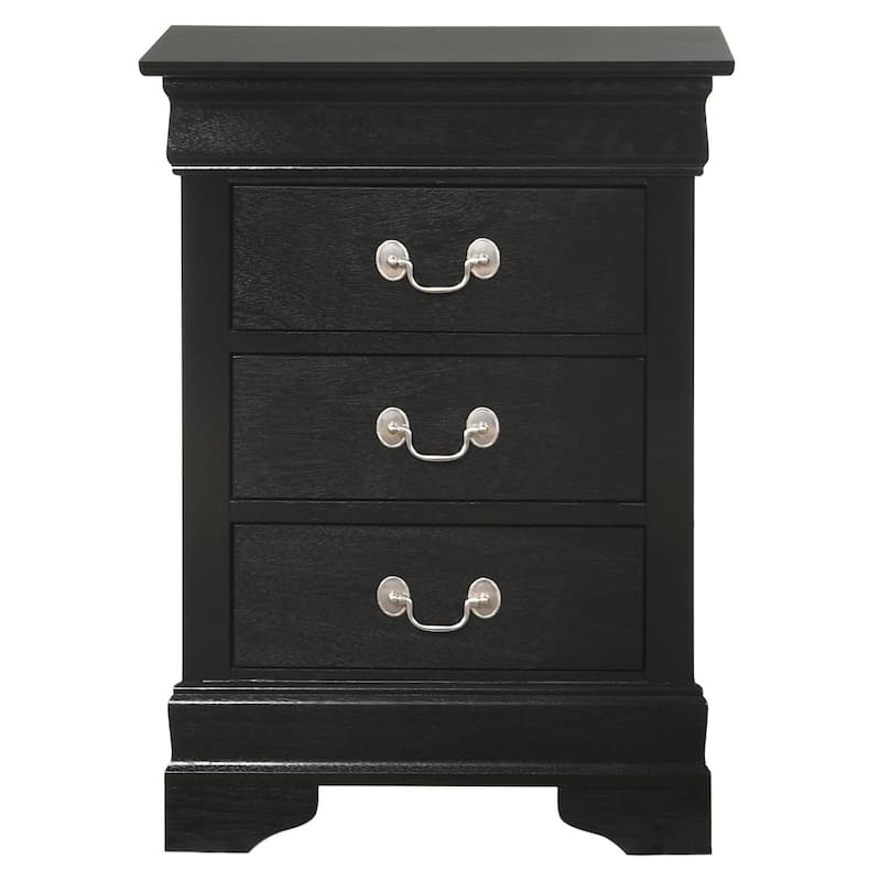 Louis Phillipe 3-drawer Nightstand