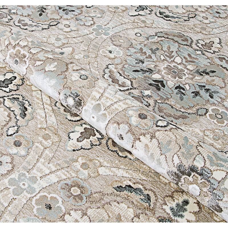 Couristan Cire Cherrington Floral High Low Area Rug