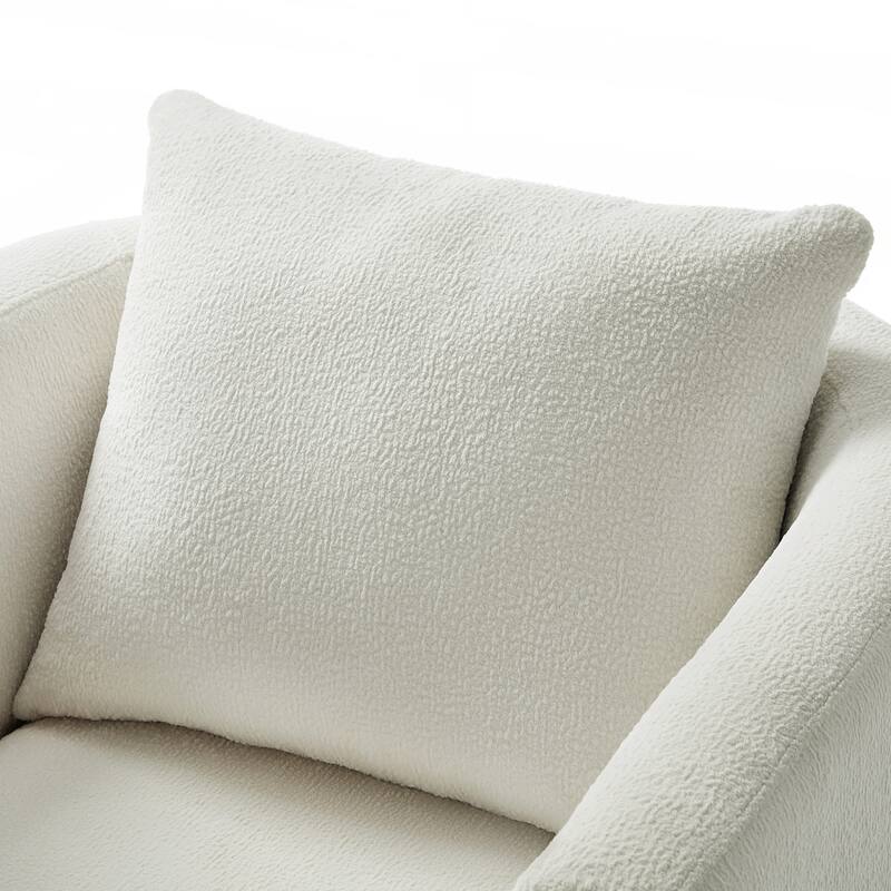 Performance Fabric Swivel Barrel Chair