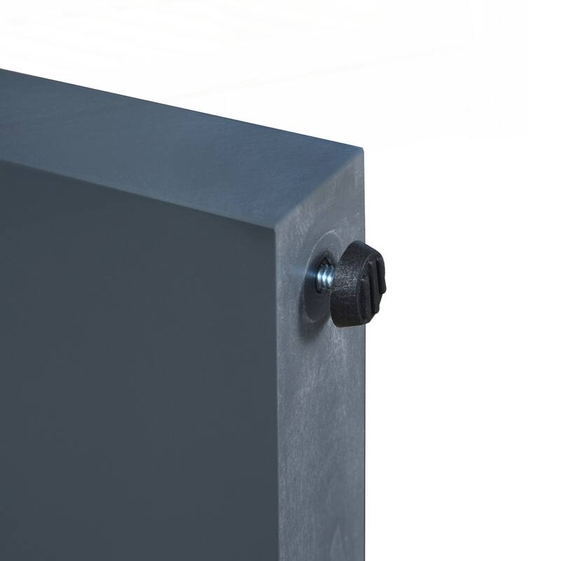 Curved Console Table with Storage