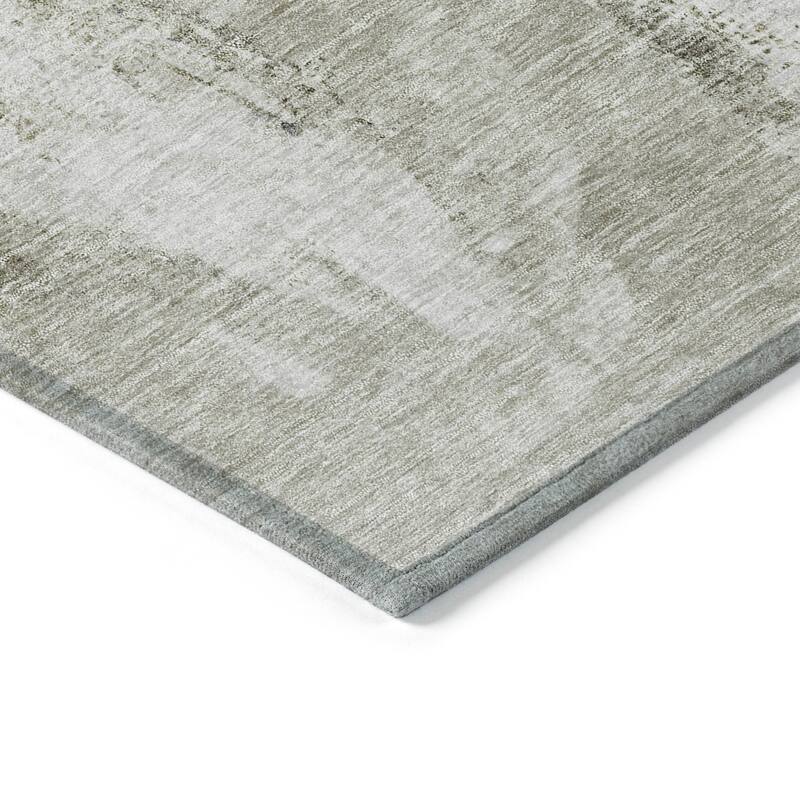 Machine Washable Indoor/ Outdoor Contemporary Chantille Rug