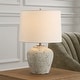 preview thumbnail 2 of 7, Uttermost Rupture Aged Ivory Table Lamp - 19" H X 13" W X 13" D