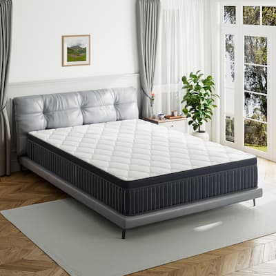 SweDrea 12in. Medium Pillow Top Gel Memory Foam Innerspring Hybrid Mattress with CertiPUR-US, SGS and OEKO-TEX Certified