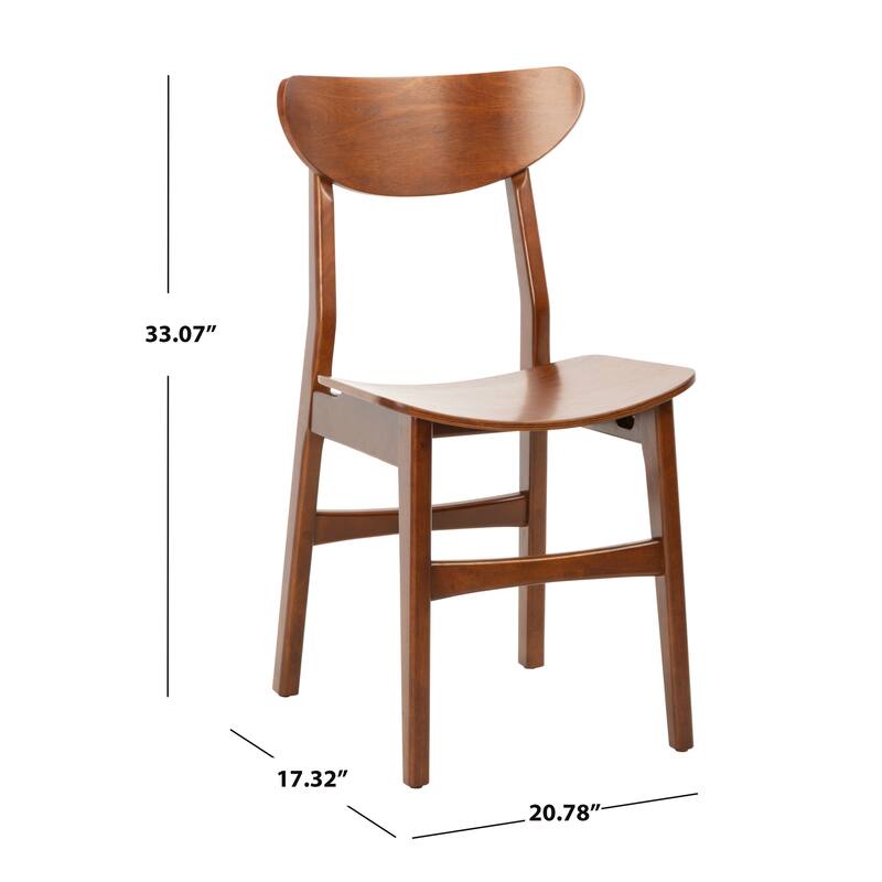 SAFAVIEH Lucca Retro Dining Chair (Set of 2)