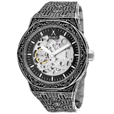 Egard Men's Bermuda Skeleton Silver Dial Watch - WCH-5080-G1G103 - 6 (36)