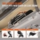 preview thumbnail 16 of 28, Carbon Steel Foldable Stroller with Recline and Footrest - 28” L x 17.3” W x 42.1” H