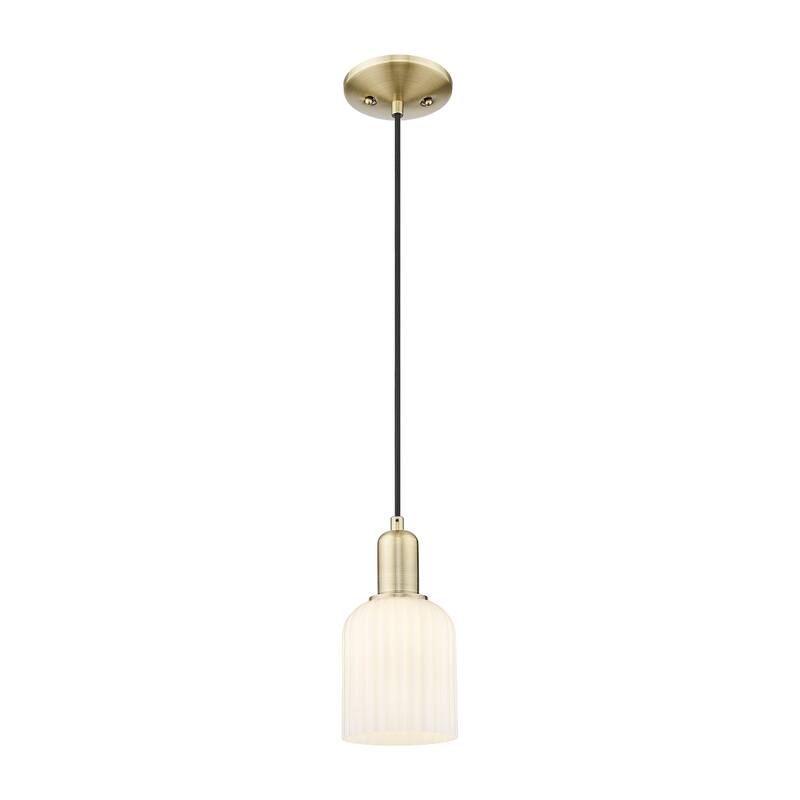 Innovations Lighting Downtown Urban - Bridal Veil - 1 Light 5" Cord Hung Mini Pendant