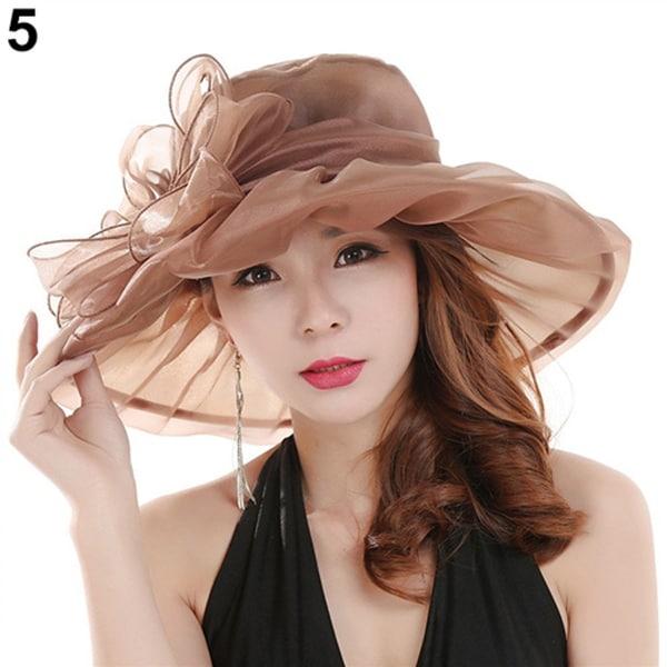 Women's Fashion Summer Church Kentucky Derby Cap British Tea Party Wedding Hat. Opens flyout.