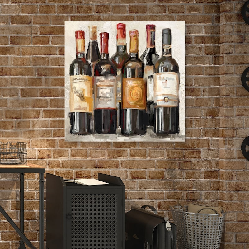 Vinology II by Studio Arts Canvas Art Print