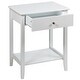 preview thumbnail 7 of 8, Gymax 2PCS Nightstand Sofa Side End Table Bedroom Living Room w/ Shelf