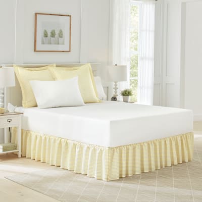 Laura Ashley Classics Printed Cotton Ruffled Bedskirt