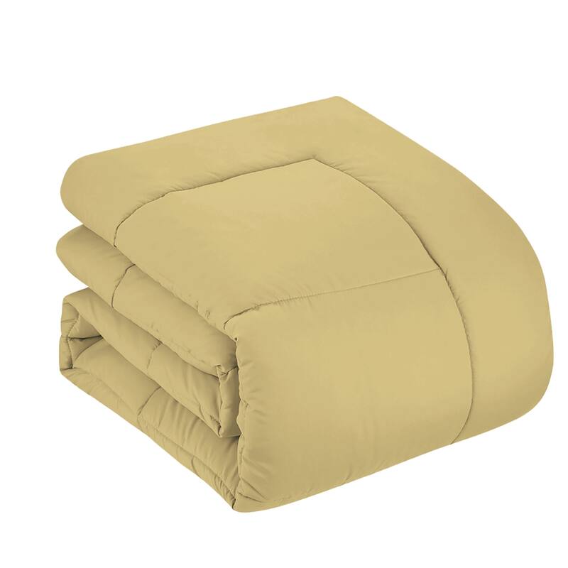 Sweet Home Collection Luxury Solid Bed-In-a-Bag with Sheet Set