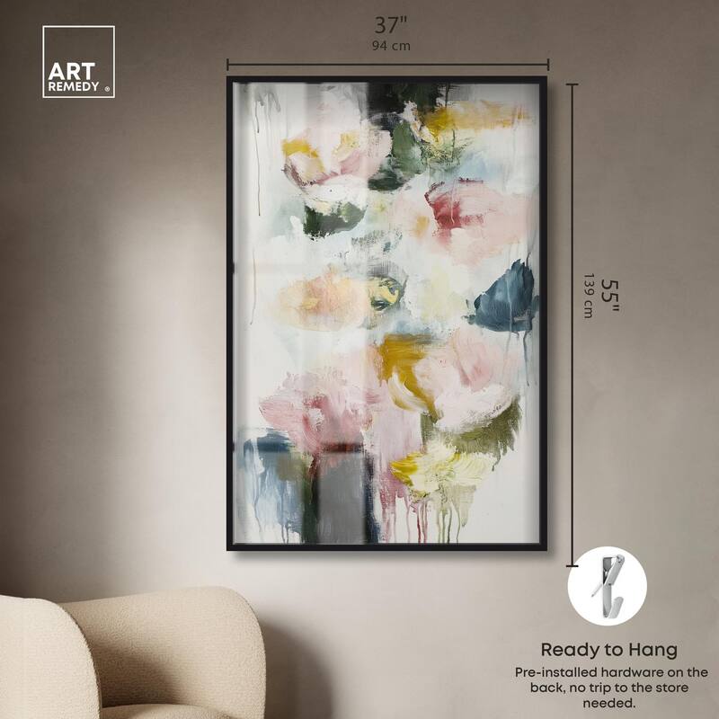 Dripping Colors I Shadowbox by Art Remedy