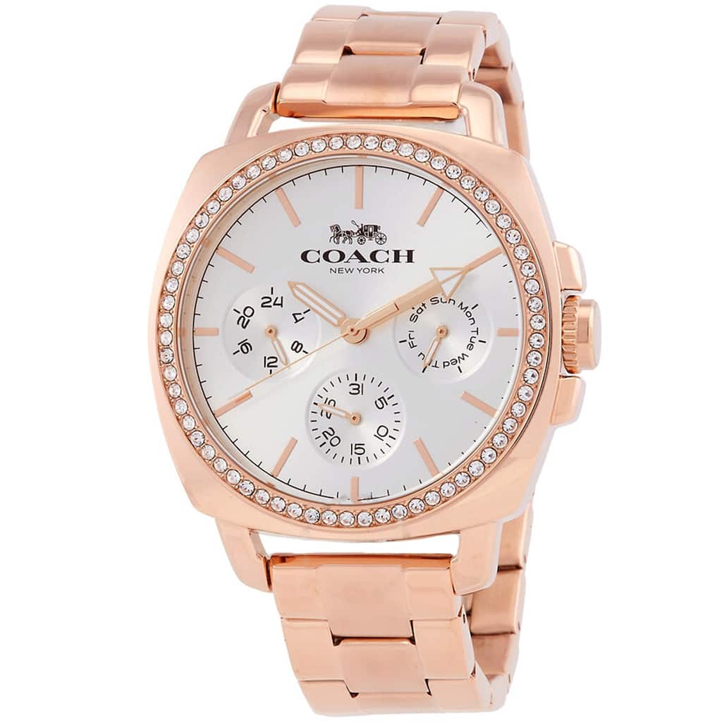 Coach Women's Boyfriend Silver Dial Watch - 14503949 - 6 (36)