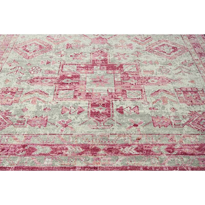 Hand Knotted Turkish Oushak Gray Arts & Crafts Wool Oriental Area Rug