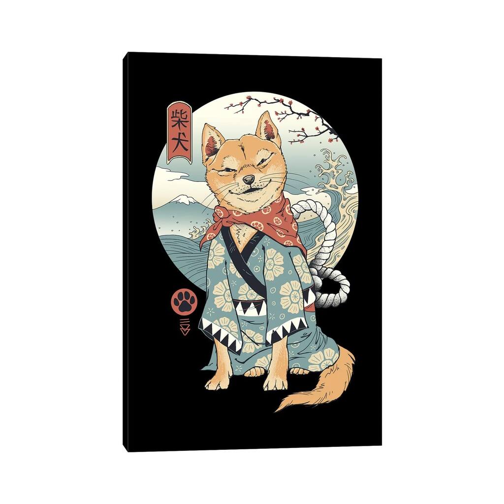 iCanvas "Shiba Inu" by Vincent Trinidad Canvas Print