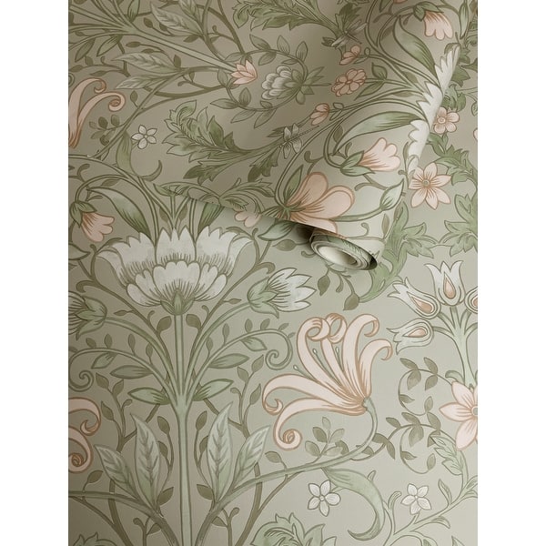 vintage flower pattern wallpaper