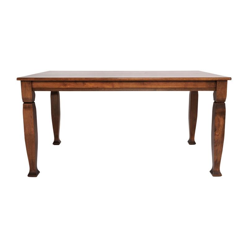Classic Wood Dining Table with Decorative Sculpted Legs