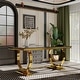 preview thumbnail 6 of 6, Luxury Black and Gold Dining Room Table Set