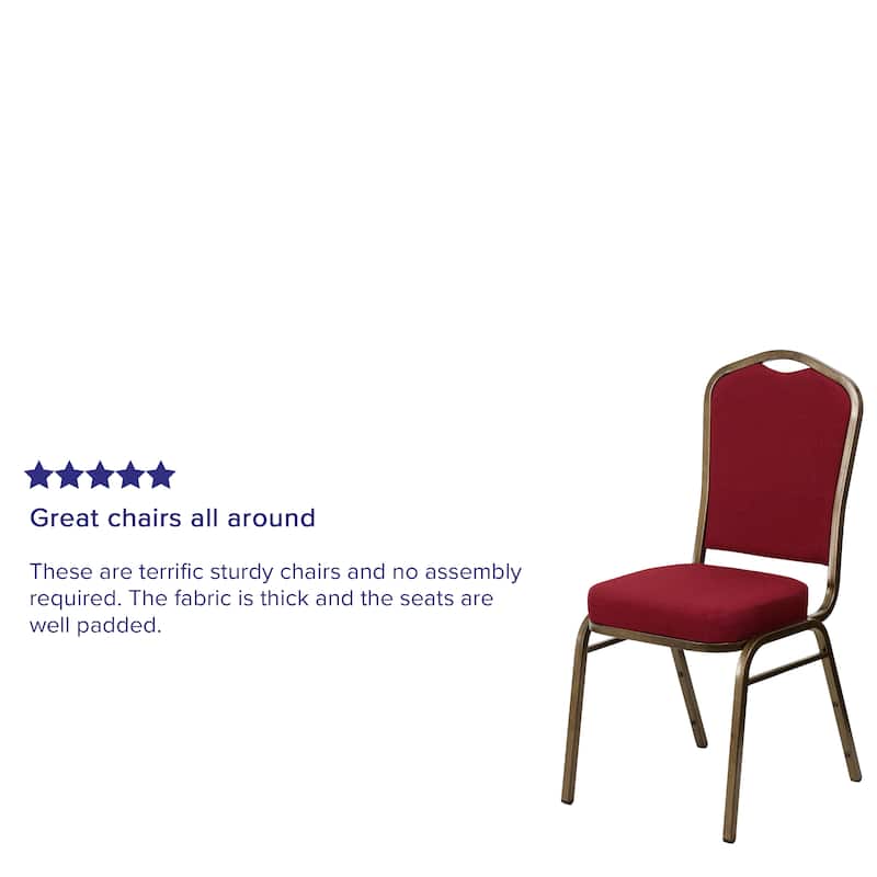 Crown Back Stacking Banquet Chair