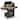 Propane Gas Grill with Side Burner with Enameled Cast Iron Grates, Shelf & Cabinet for Outdoor Barbecue Cooking