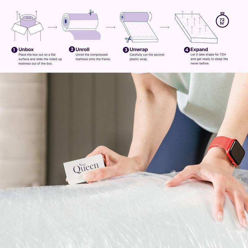 NapQueen Elizabeth 12" Gel Memory Foam Mattress